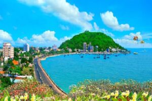 tour vũng tàu 2 ngày 1 đêm – bãi Sau Vũng Tàu buổi chiều